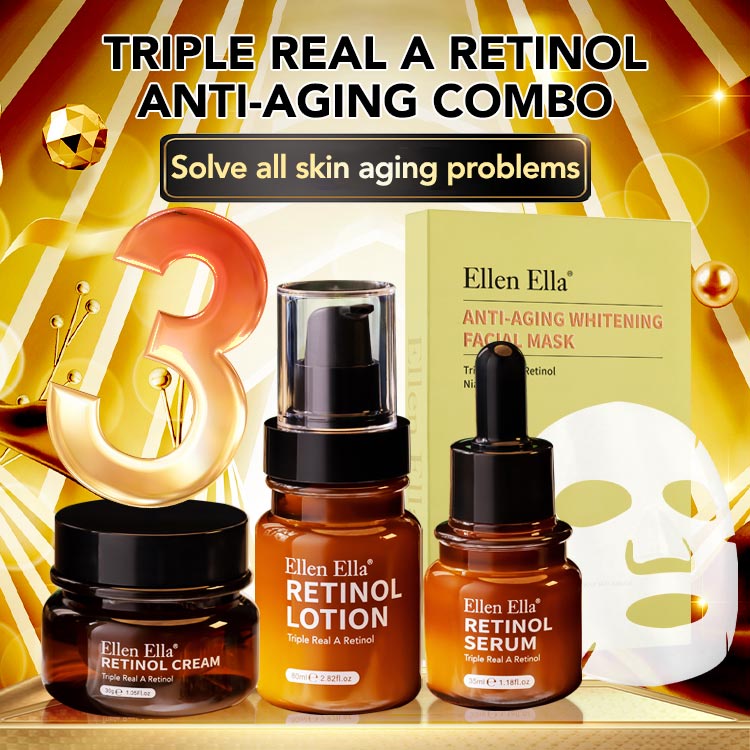 ELLEN ELLA for 3035 age Triple Retinol Sets retinol Cream+retinol