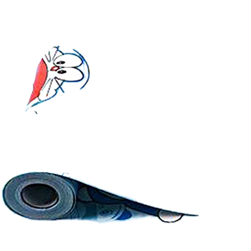 OYA self-adhesive pvc wallpaper blue cartoon character 10mx45cm for kiddie room wall decor waterproo