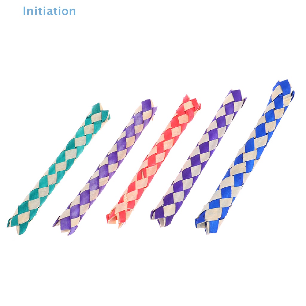 Initiation 5PCS DIY Finger Traps Classic Chinese Bamboo Fingers Trap