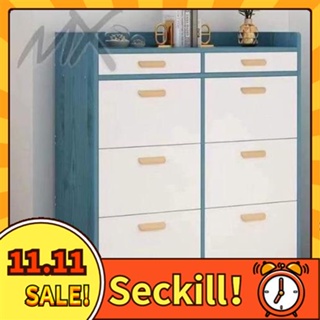 【Ready Stock】6 Door Flip Shoe Cabinet with Drawer #5