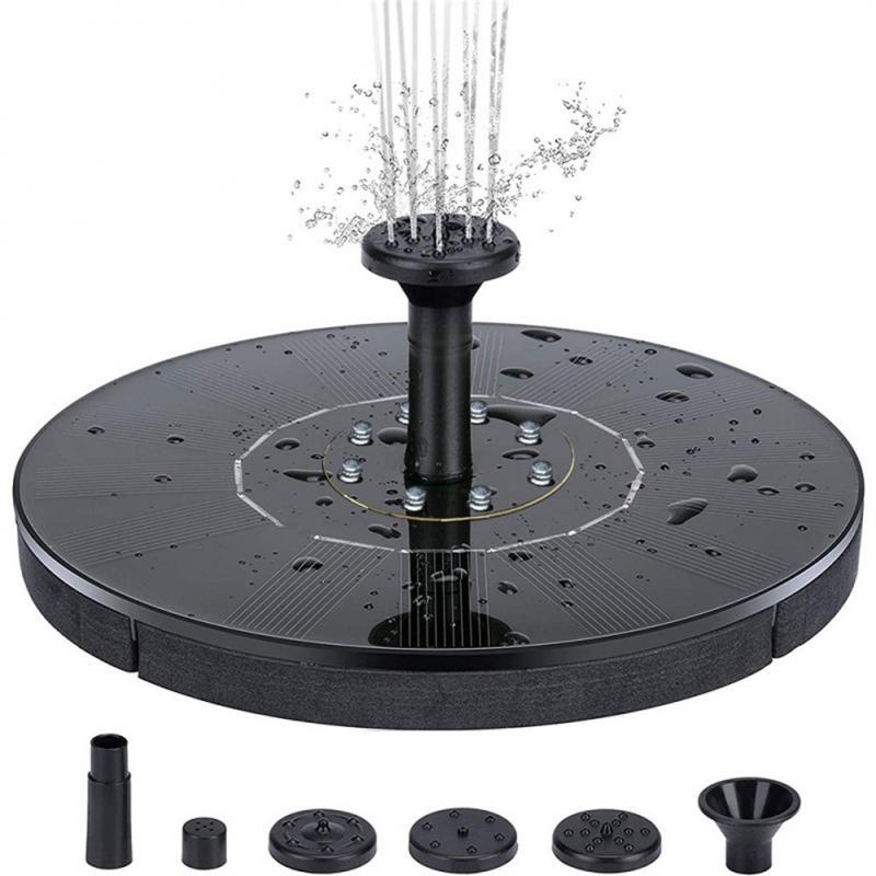 Solar Fountain Water Floating Waterfall Fountain Pump Pool Garden Decoration Bird Bath Mini Solar Po #5