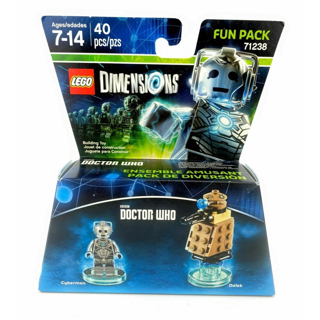 Authentic Lego Dimensions No 71238 Doctor Who Fun Pack Cyberman And Dalek Brand New And Sealed 5574