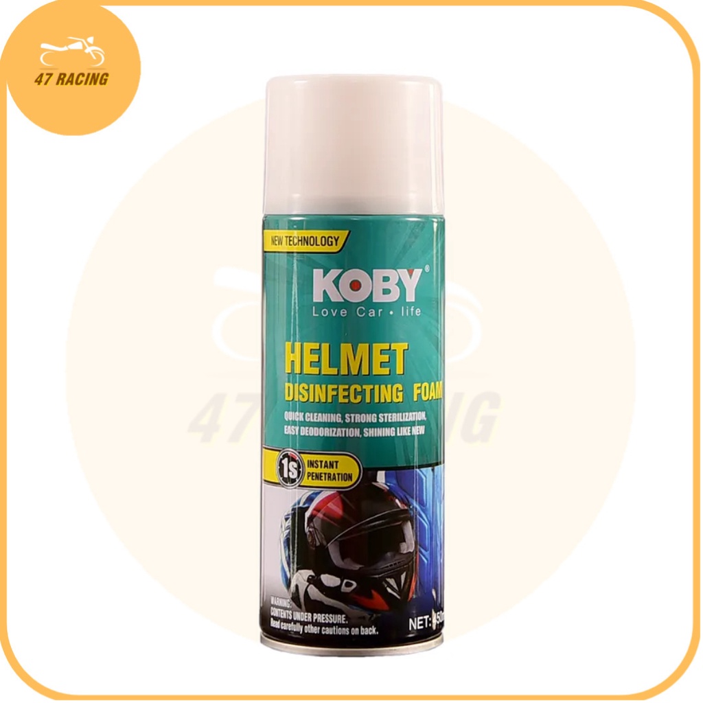 Original Koby Helmet Disinfecting Foam Spray 500ml Anti Rain Clean Anti