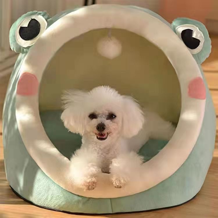 (COD) Removable washable cute cat dog house indoor warm and comfortable pet dog bed kennel #1