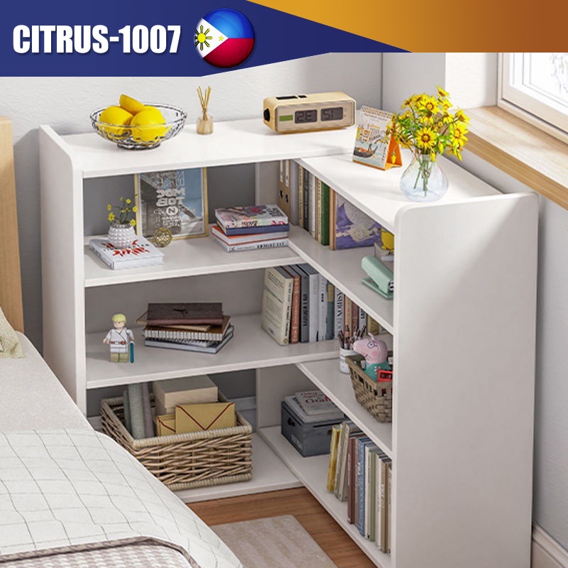 Telescopic bookshelf floortoceiling bookcase corner bookshelf book