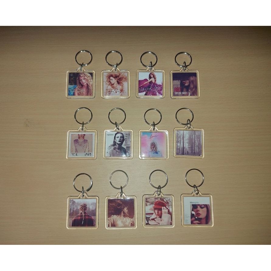 Taylor Swift Keychain All Era set of 12 Shopee Philippines