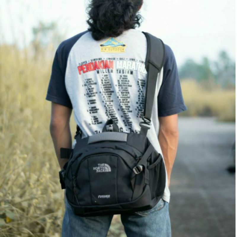 Outdoor TNF Sling Bag 2 Modes Capacity 10L Waist Sling Bag The North