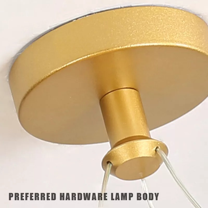 Chandelier Modern Round Ring Gold Round LED Indoor Lighting Room Dining Hall Aisle LED Ceiling Light