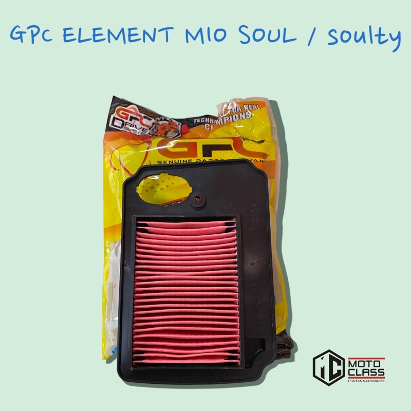 GPC AIR FILTER ELEMENTS MIO SOUL / soulty Shopee Philippines