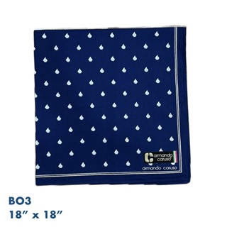 Armando Caruso (100% ORIGINAL) Handkerchief Soft Cotton Fabric (Many ...