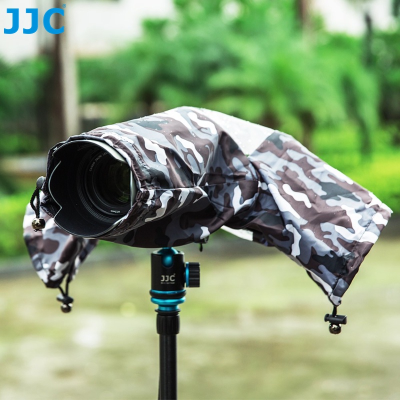 JJC DSLR Camera Rain Coat Rain Cover with Transparent Window & Control