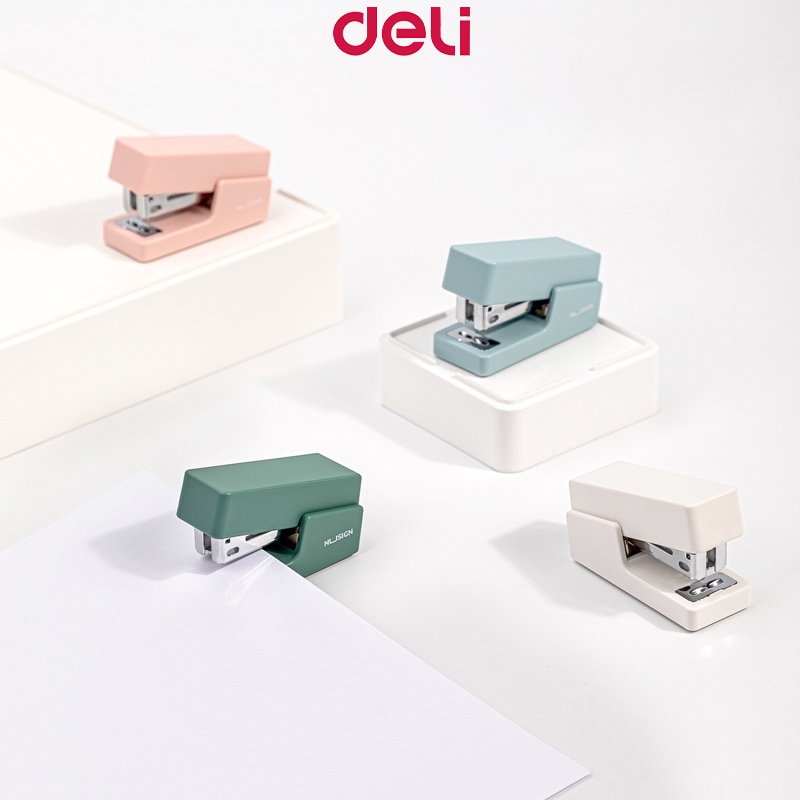 Nusign by Deli Cute Stapler School Office Supplies Free One Box Of Staples  NS083 | Shopee Philippines