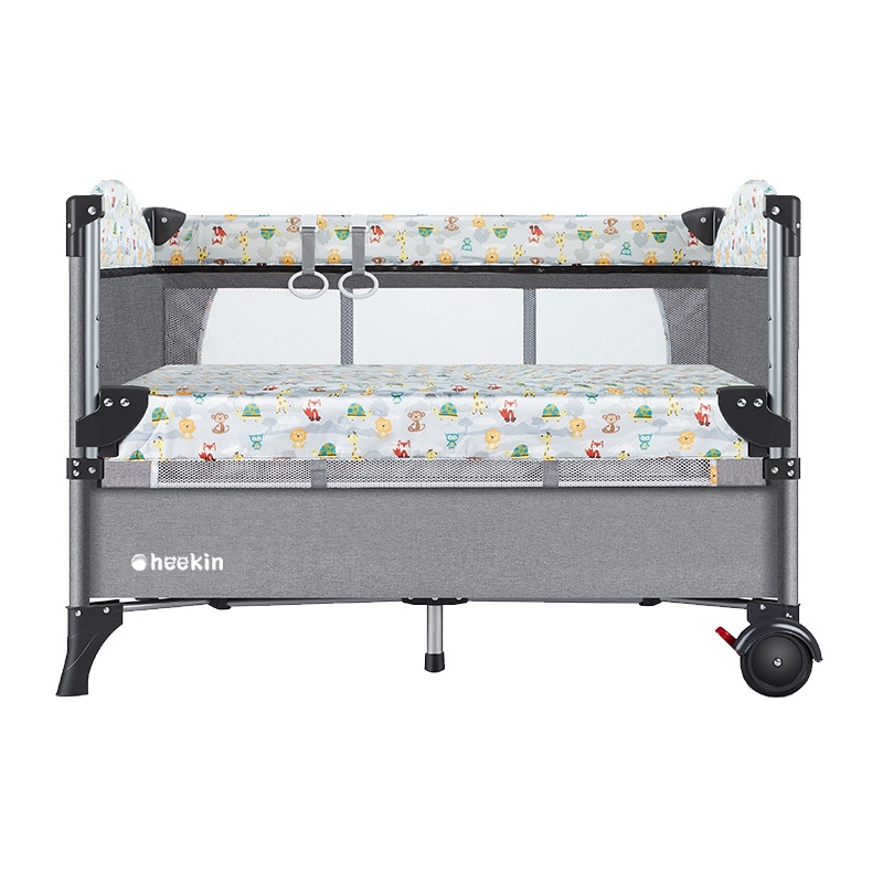 【5 in 1】【Shipping Discount】Baby Crib  Portable 2 Level Baby Cradles with Free Toys Baby Bed Rocker