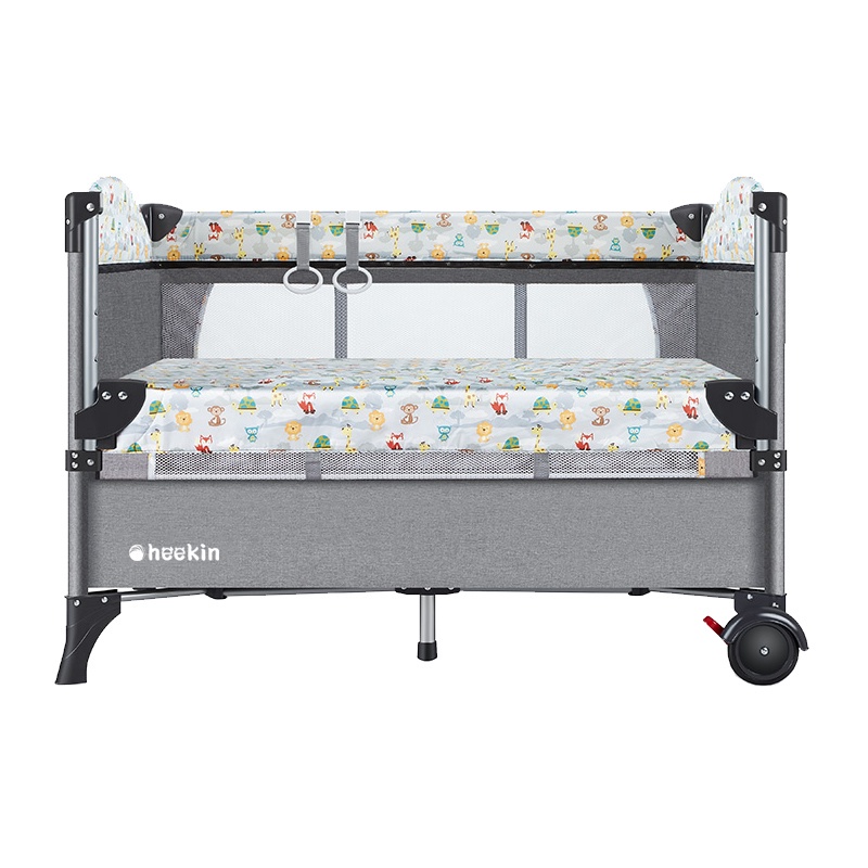 【5 in 1】【Shipping Discount】Baby Crib Portable 2 Level Baby Cradles with Free Toys Baby Bed Rocker