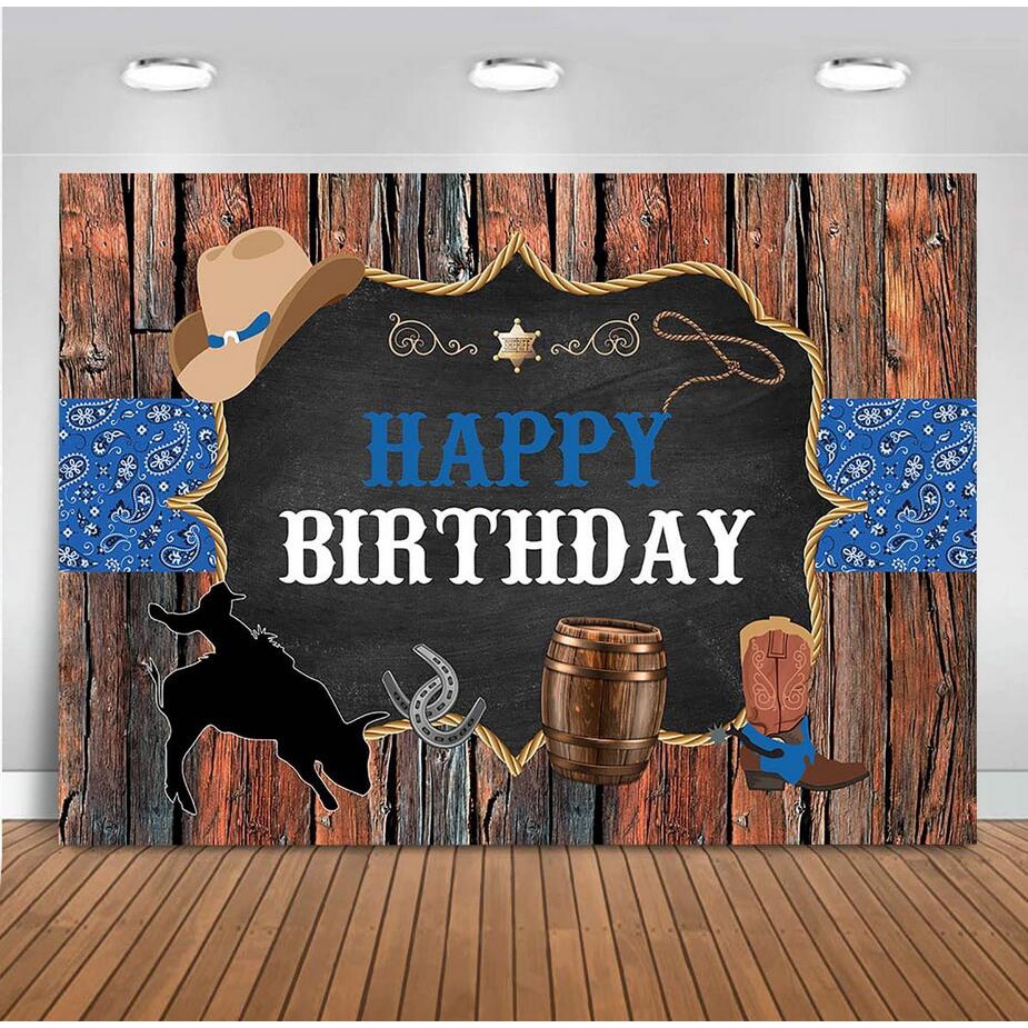 Western Cowboy Theme Backdrop Rustic Wood Cowboy Rodeo Photography