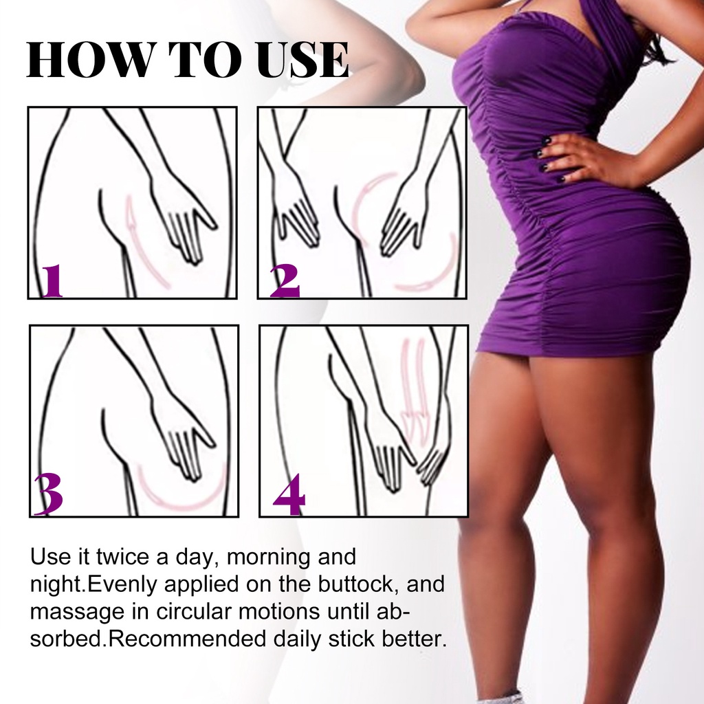 In stockNEWButt Enlarger Enhancement Essential Oil Hip Up Firming Buttock Fast Growth Big Ass Sexy