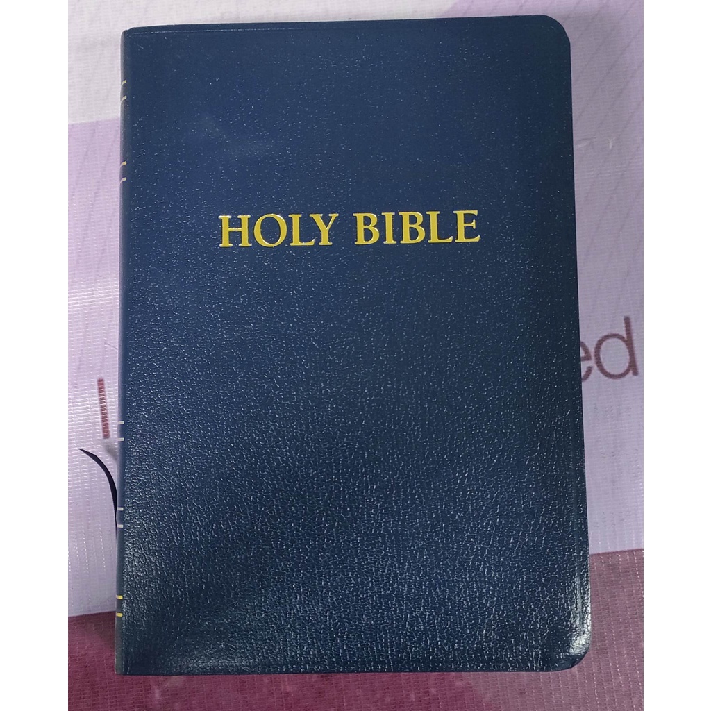 Andrews Study Bible (NKJV) Premium Fine Leather Blue | Shopee Philippines