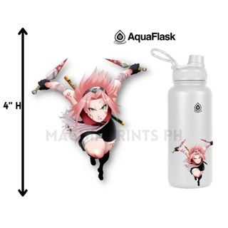 NARUTO Waterproof Stickers for Aquaflask, Hydroflask, Laptop etc #3