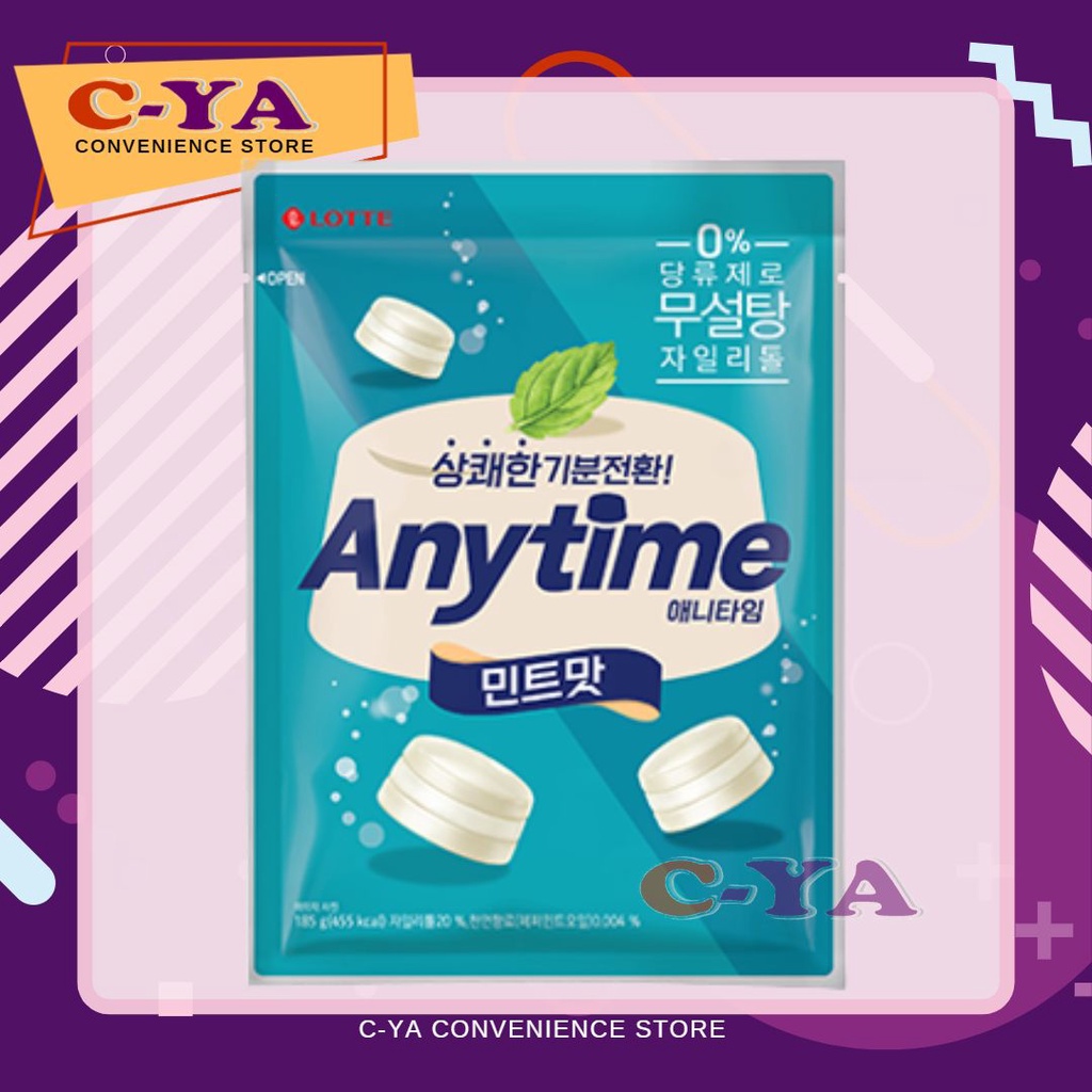 LOTTE ANYTIME XYLITOL MILK & MINT CANDY 92g Shopee Philippines