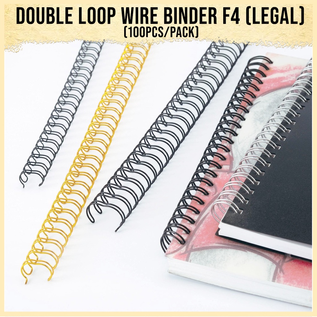 Metal Double Coil Calendar Binding Spring Book F4(Legal) Size 12.7mm