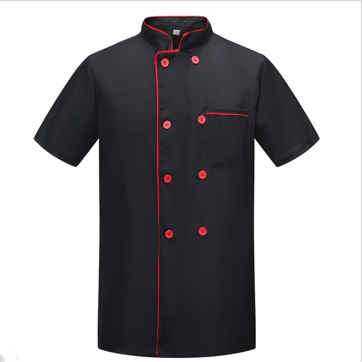 Chef Uniform Short Sleeve Chef Uniform Jacket Summer Kitchen Uniform