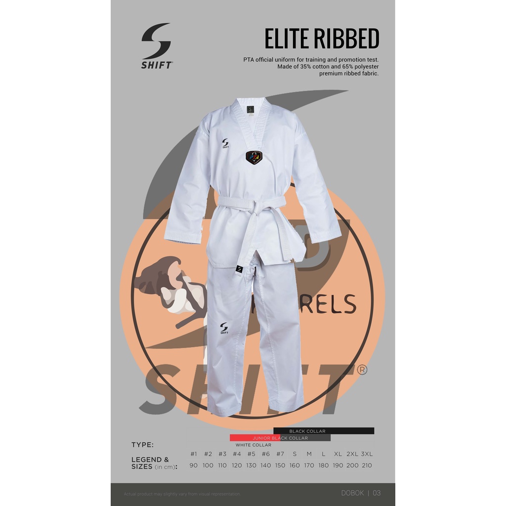 Taekwondo Training Uniform SHIFT(Dobok)with free belt Shopee Philippines