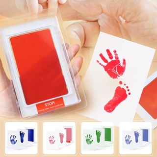 Baby Footprints Handprint Safe Non-toxic No Touch Skin Inkless Ink Pad Newborn Baby Hand And Foot Pr