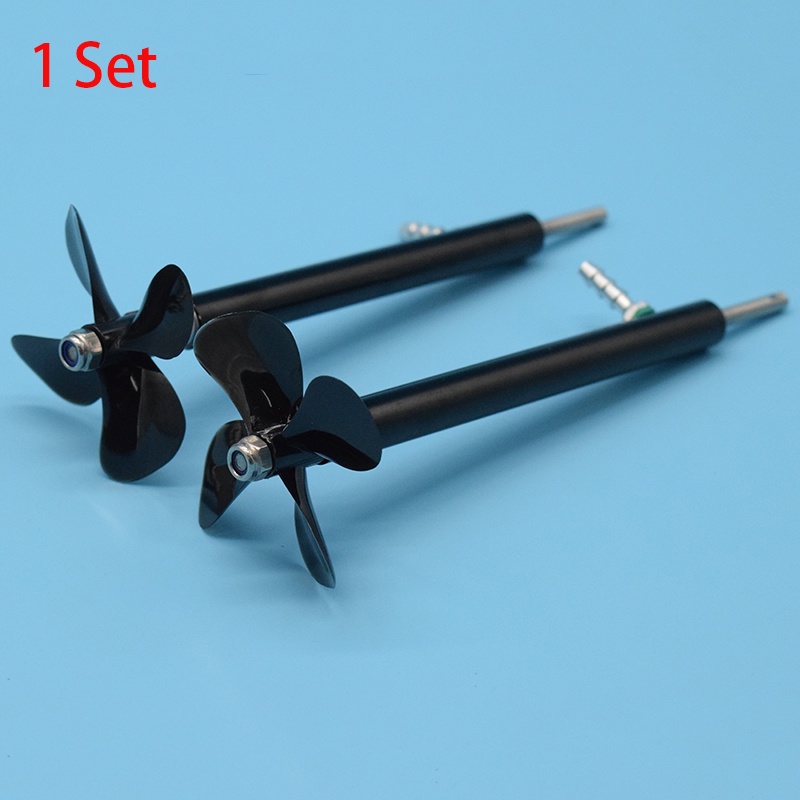 1 Set Rc Boat model waterproof version 4mm with fuel nozzle + 4blade Propeller paddle shaft