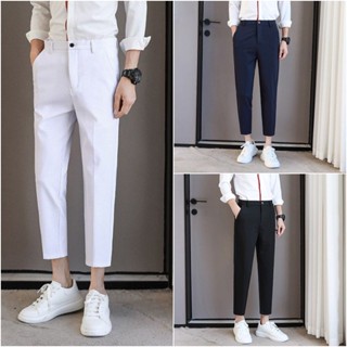 6 COLOUR Korean Style Ankle Cut Trouser Pants stretchable (M/2XL)