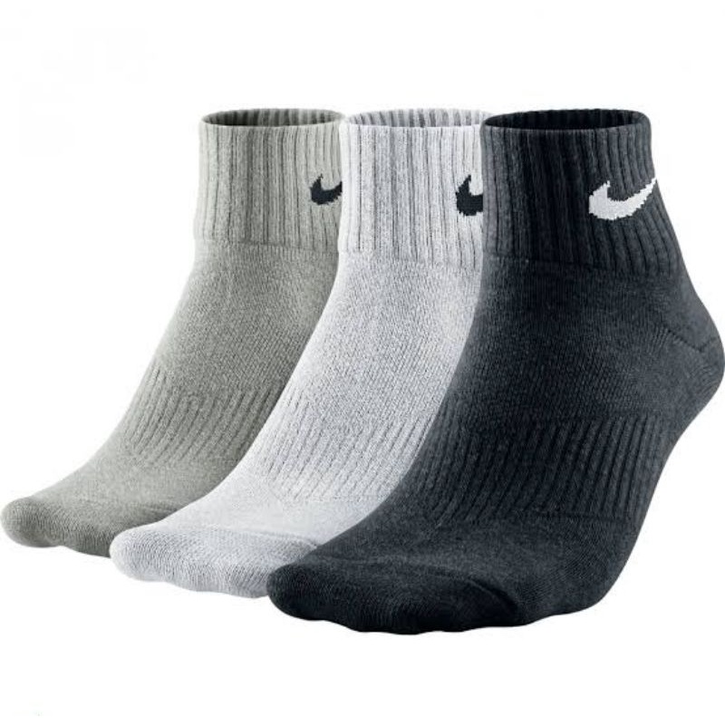 Nike Lightweight Quarter Training Socks 3 pairs / pack (SX4706-101/901 ...