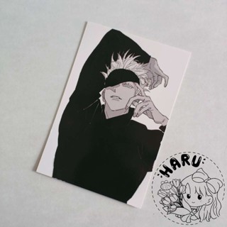 Jujutsu KAISEN THERMAL POSTCARD GOJO SUKUNA GETO TOJI MEGUMI POST POSCA ...