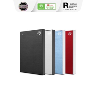 Seagate 2TB One Touch External HDD Portable Hard Drive USB 3.0 Slim with Free Rescue Data Recovery
