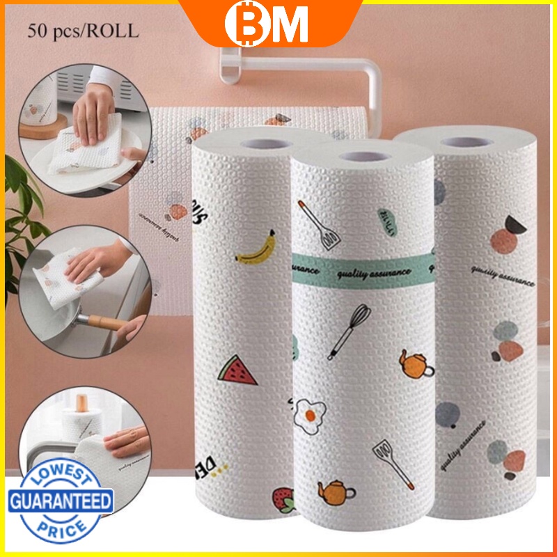 Disposable Clean Lazy Rag Paper Kitchen Oil Absorbent Paper Towels Washable Dish Cloth Dish Towel