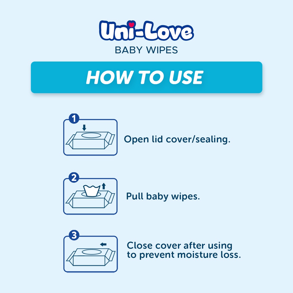 UniLove Unscented Baby Wipes 100's Pack of 6 - Hypoallergenic | 99% Water — view 7