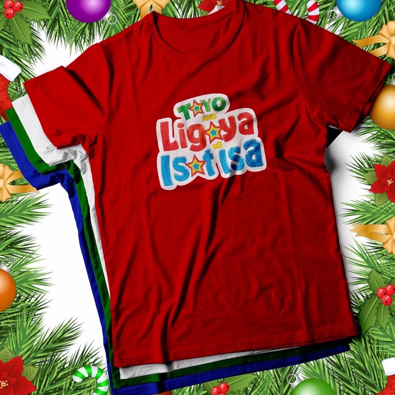 Tayo Ang Ligaya Sa Isat Isa T Shirts 100 Cotton Abs Cbn T Shirts Shopee Philippines 7796