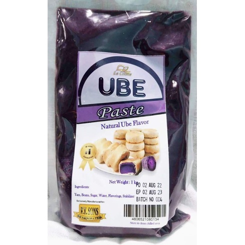 LA CREMA UBE PASTE FILLING TOPPING 1KG | Shopee Philippines