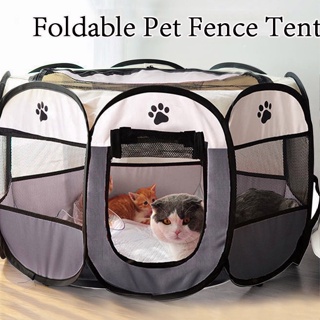 Misstu Foldable Pet Fence Tent Cat Delivery Room Cat Bed Pet Nest