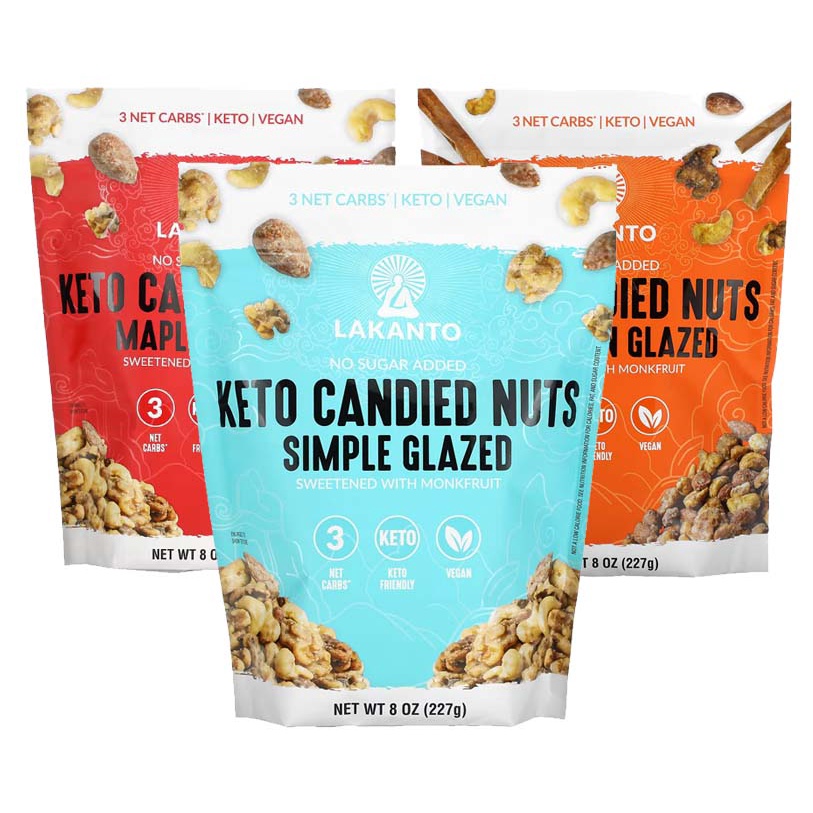 Lakanto Keto Candied Nuts Vegan Monkfruit Keto Snacks Shopee Philippines