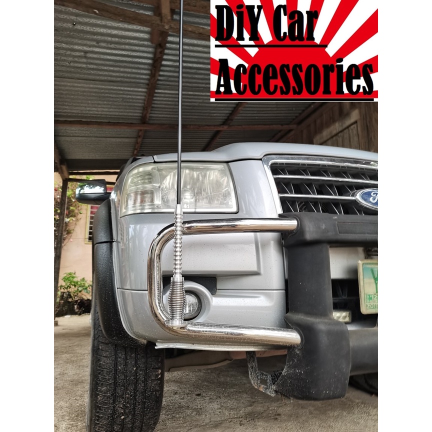 4x4 Bumper Pole Guide for front bumper (1.1 meter black) Shopee