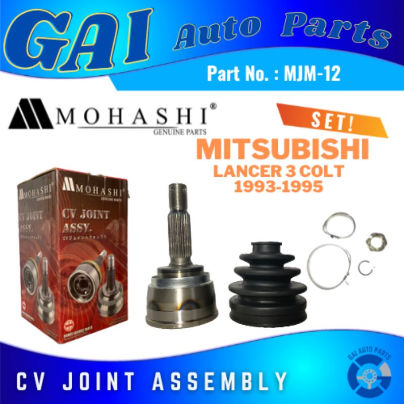 CV Joint Assembly (MJM12) for MITSUBISHI Lancer 3 COLT 9395 MOHASHI