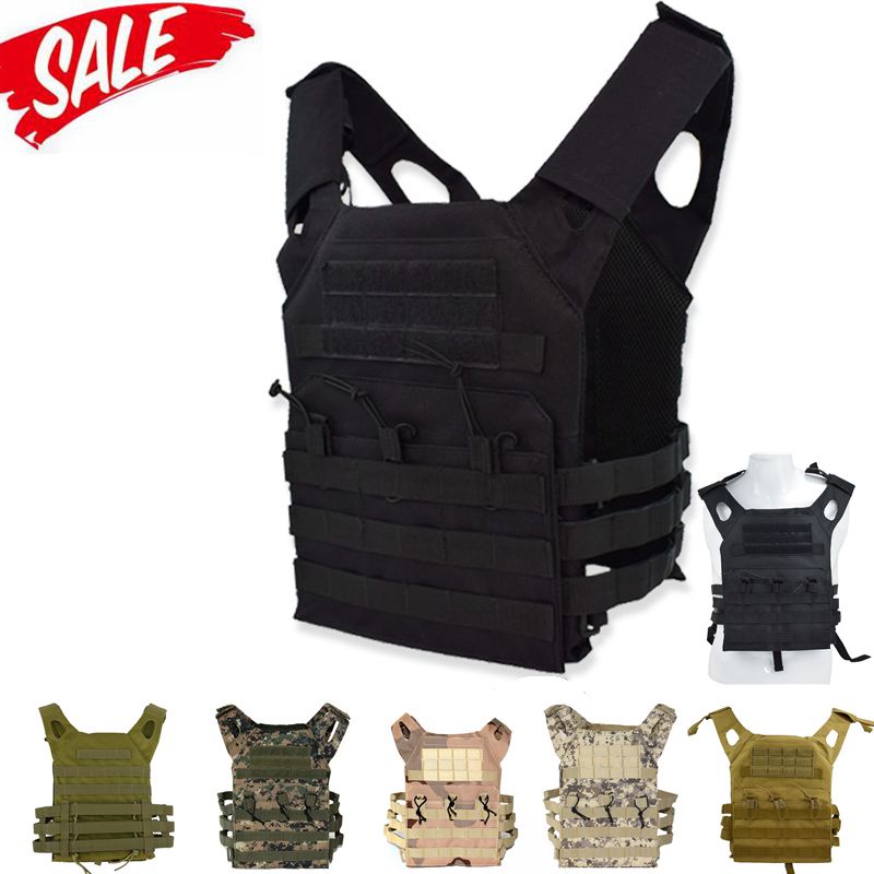 Tactical EVA Plate Carrier Body Armor Vests Dummy Military JPC Vest ...