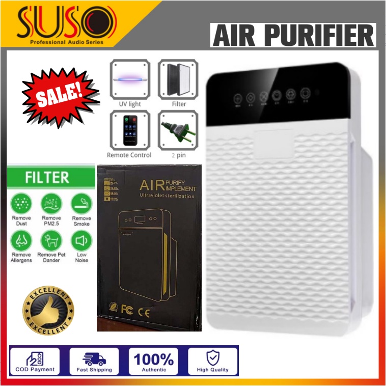 6 STAGE AIR PURIFIER WITH UV LIGHT Kills 99.97 airborne Germs