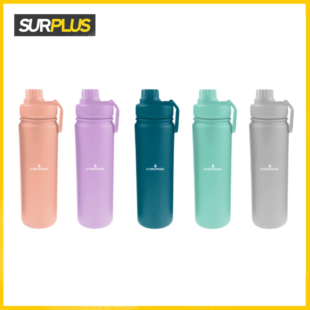 Surplus Hydrofresh Stainless Steel Tumbler with Sporty Handle 650ml