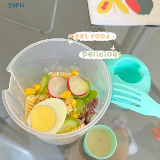 [SNOW] Fresh Salad Cup to Go Container Set with Fork Sauce Cup Portable Picnic Bento [PH] #5