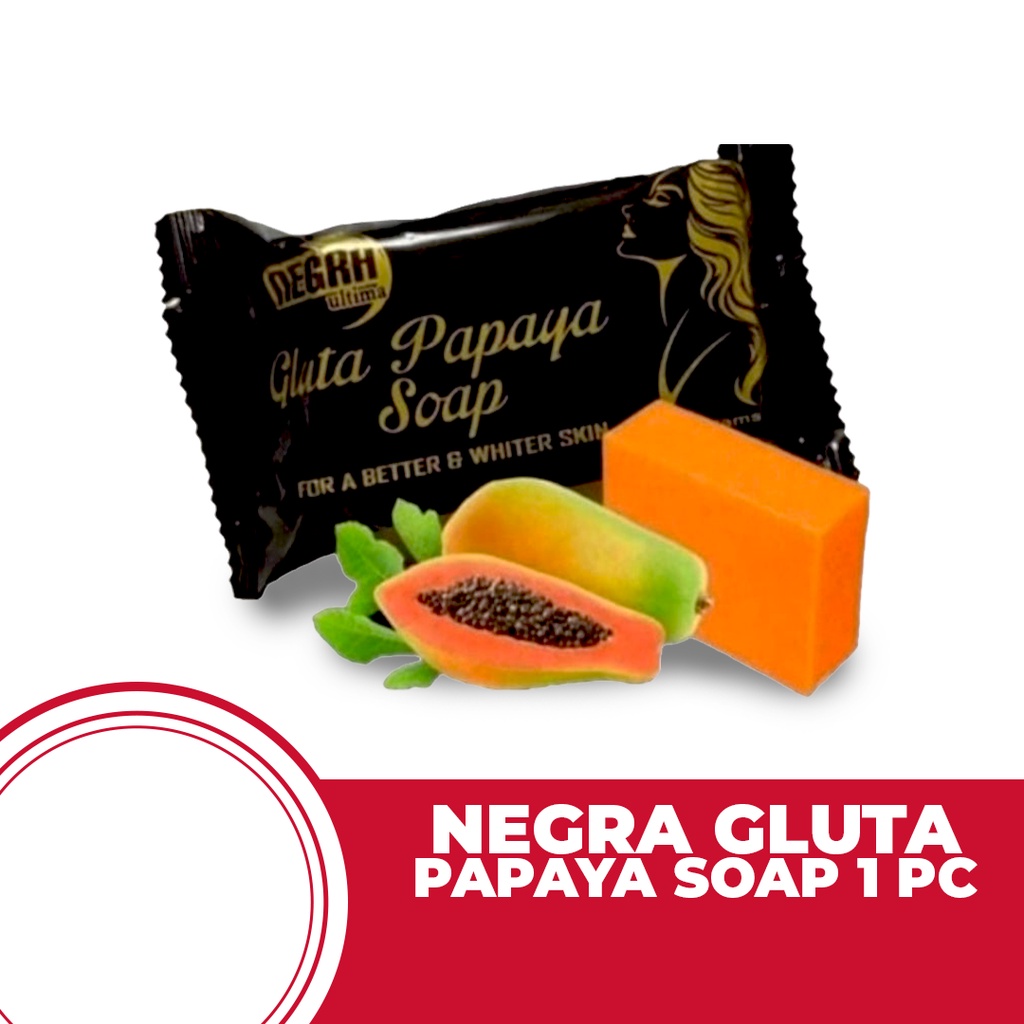 Negra Gluta Papaya Soap 1pc 100 Original/Authentic Shopee Philippines