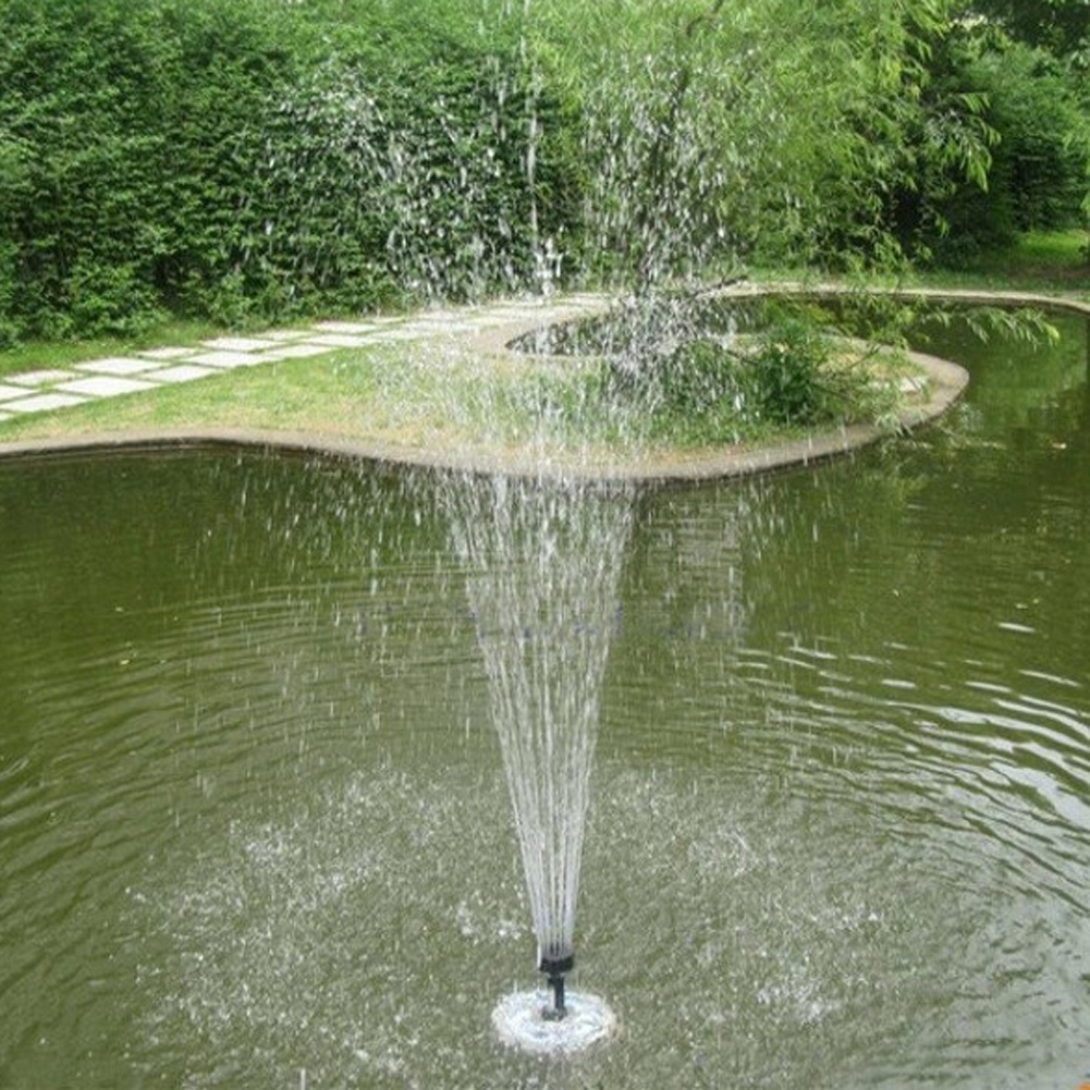 6V 1W Floating Fountain Outdoor Garden Solar Powered Pond Pool Decoration Water Fountain Pump for Co #1