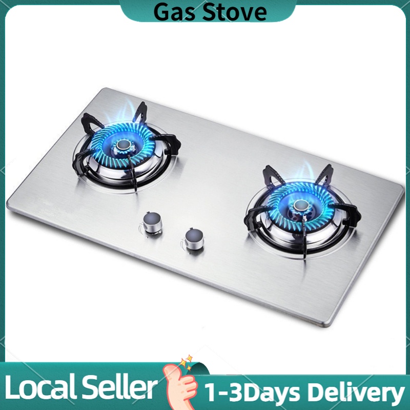 gas stove embedded natural gas liquefied gas stainless steel large gas