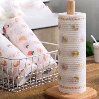 Disposable Clean Lazy Rag Paper Kitchen Oil Absorbent Paper Towels Washable Dish Cloth Dish Towel #7