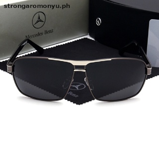 strongaromonyu  Mercedes Benz sunglasses Fashion Men's Polarized Mirror Classic Metal Eyeglasses  PH #4