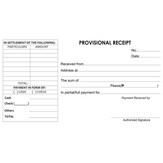 GENERIC ACKNOWLEDGEMENT RECEIPT / PROVISIONAL RECEIPT / COLLECTION ...